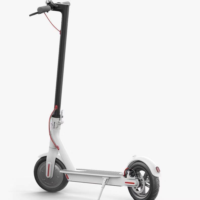 Hopfällbar elektrisk scooter – Dubbel skivbroms, 120 kg maxlast