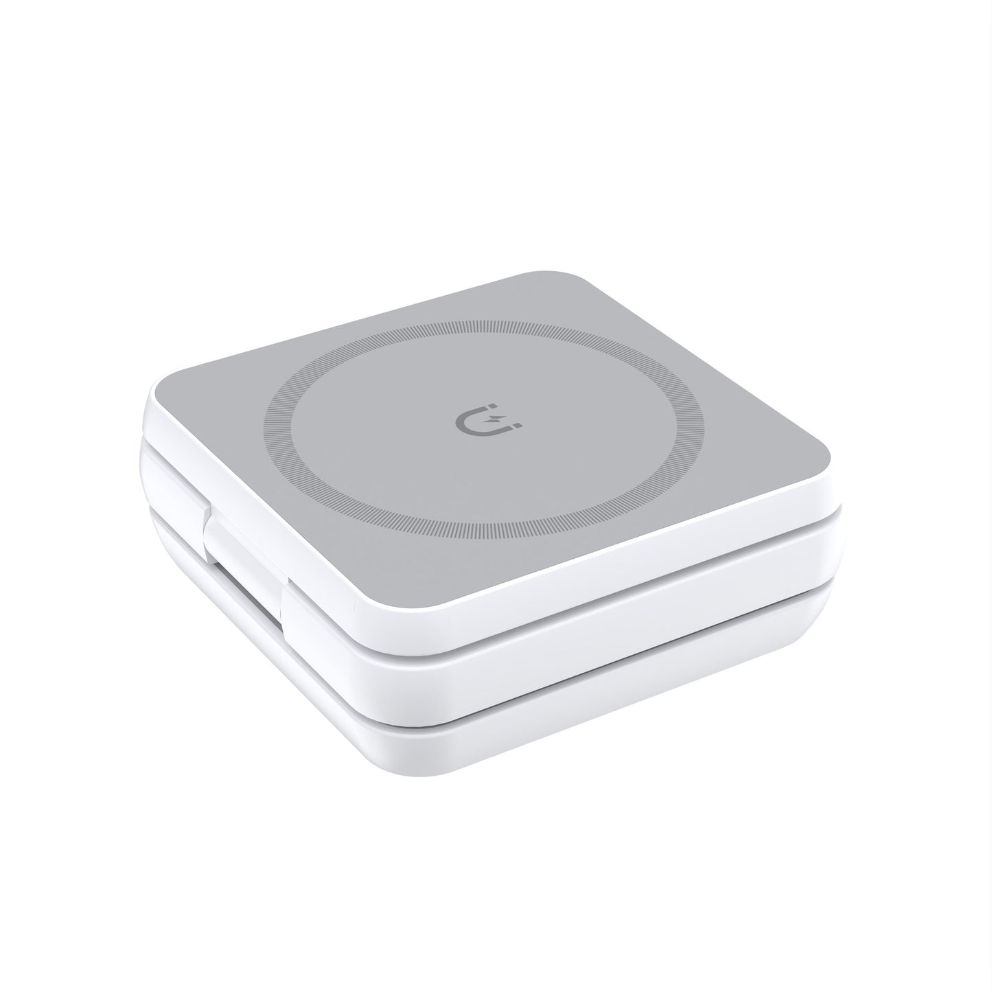 Vikbar 3-i-1 Trådlös Laddare med Magnetisk Fästning – Snabbladdare för Mobil, Klocka och Hörlurar