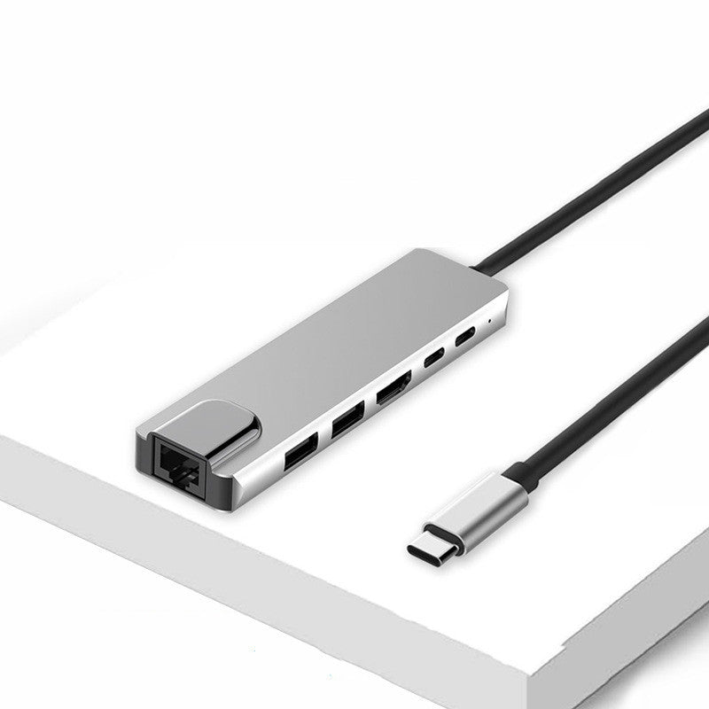 USB-C Hub till HDMI – Dockningsstation för Laptop (4K HDMI, Grå, 15 cm)