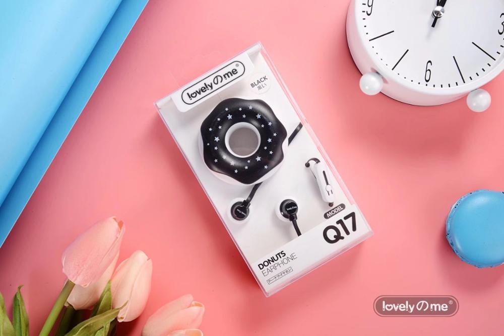 Creative Donut Winding Music Subwoofer Hörlurar – Trådbundna 3,5 mm,