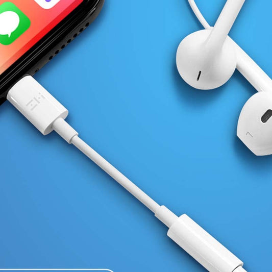 iPhone Adapter – Lightning till 3,5 mm / 2-i-1 laddning & ljud