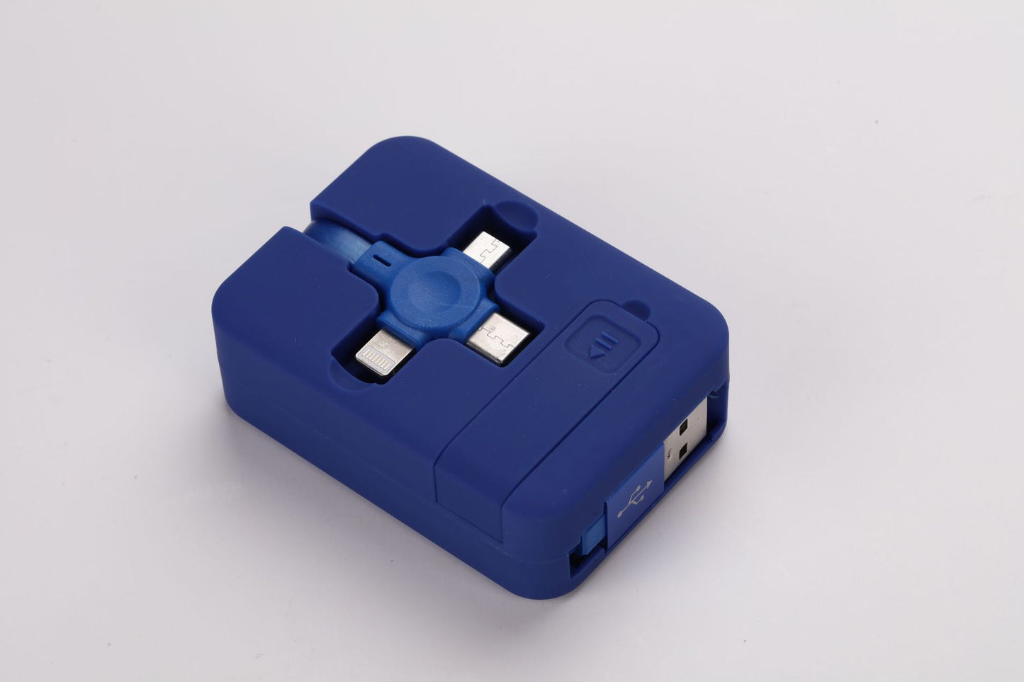 3-i-1 Utdragbar USB-datakabel – Snabbladdning för iPhone, Android och Type-C