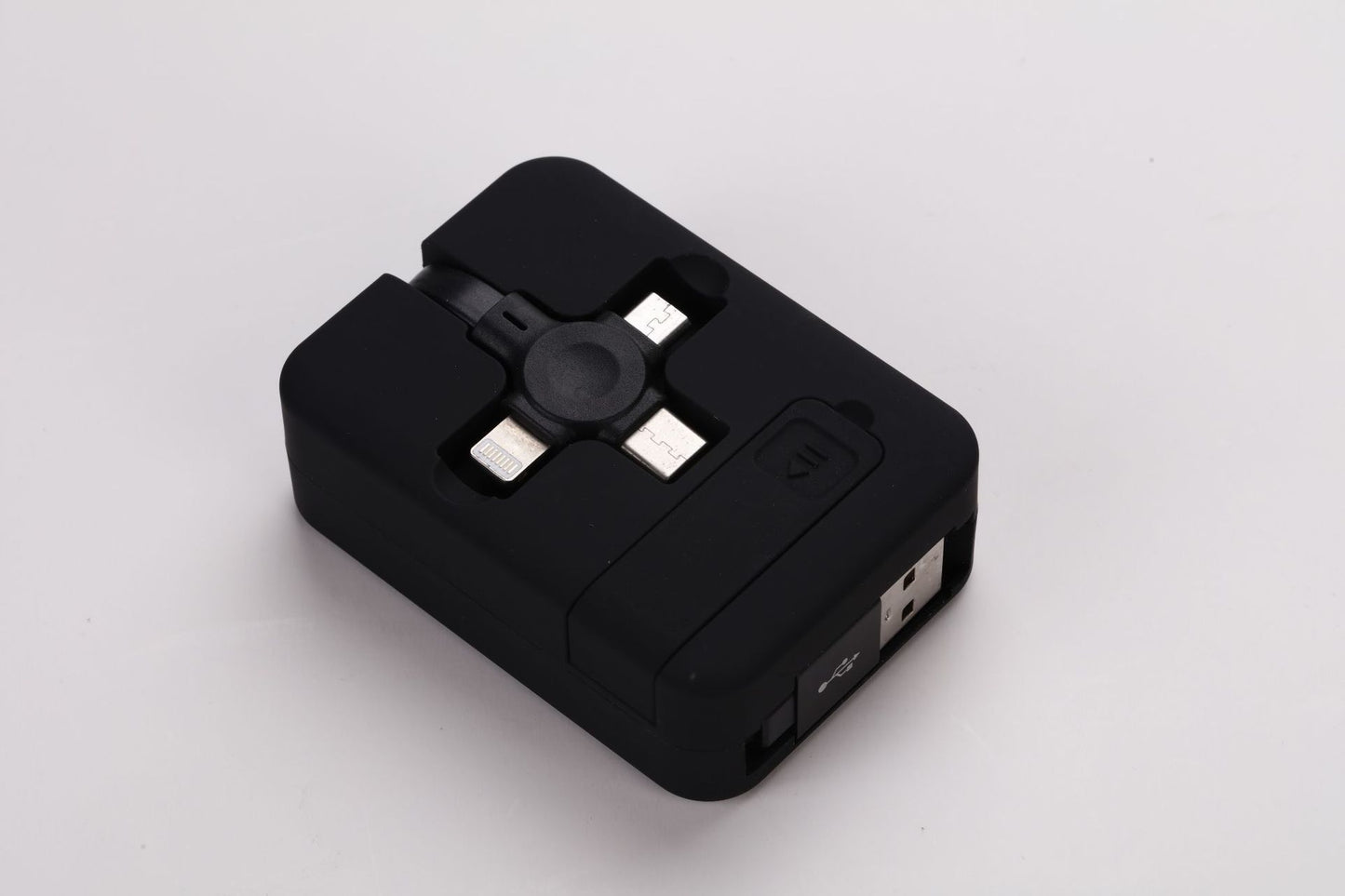 3-i-1 Utdragbar USB-datakabel – Snabbladdning för iPhone, Android och Type-C