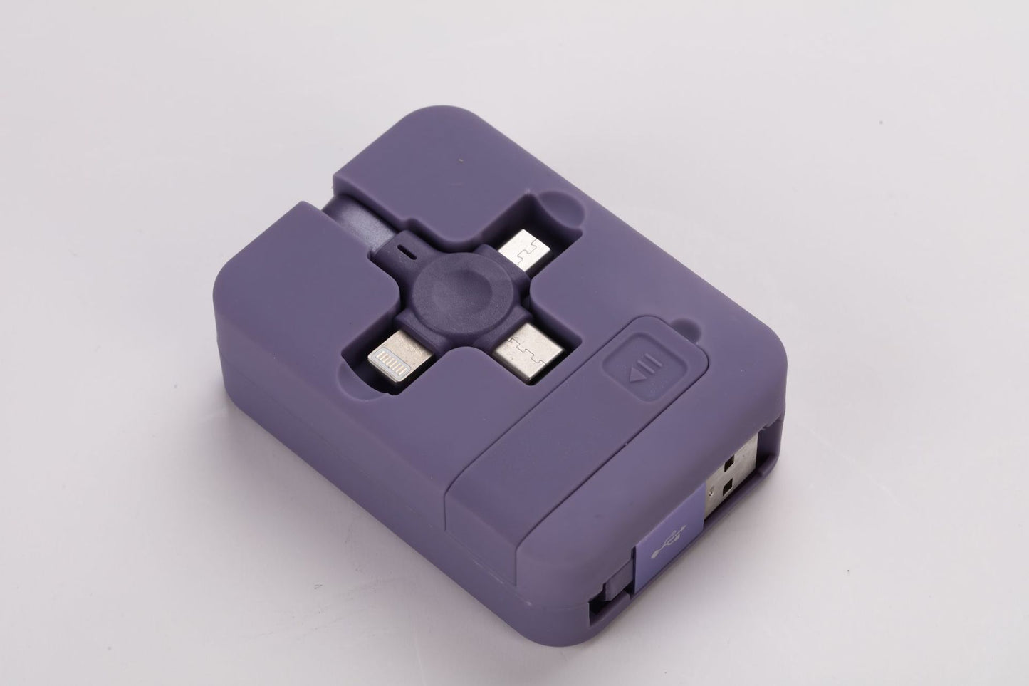 3-i-1 Utdragbar USB-datakabel – Snabbladdning för iPhone, Android och Type-C