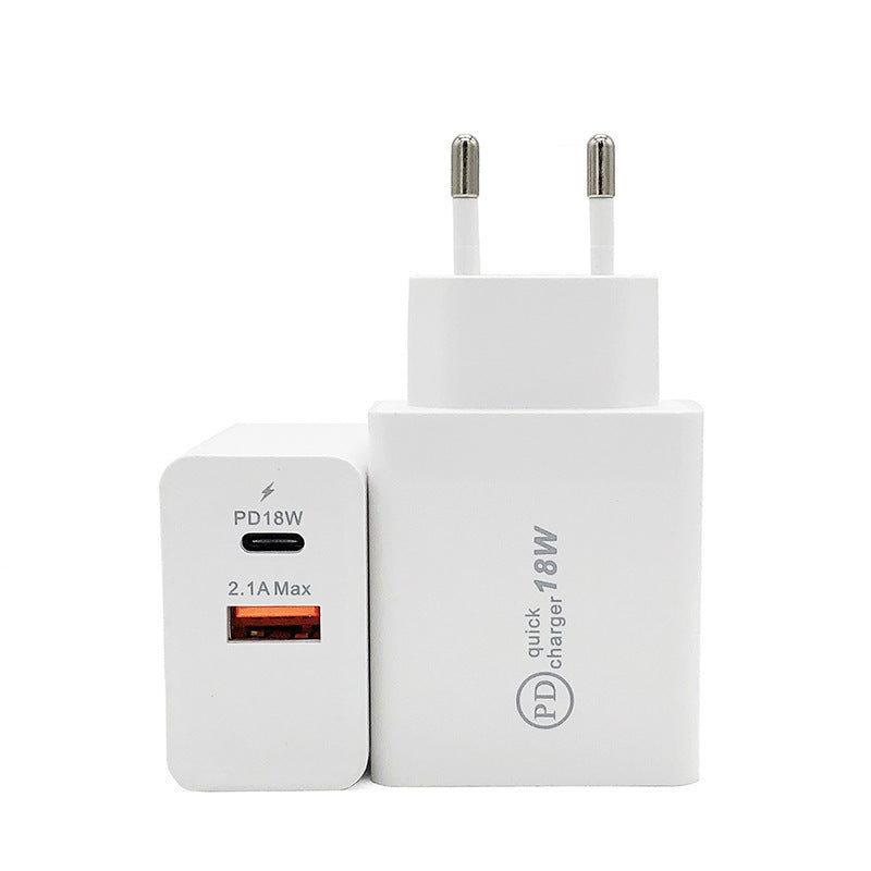 18W USB-C PD Snabbladdare – Väggadapter med USB Type-C-utgång