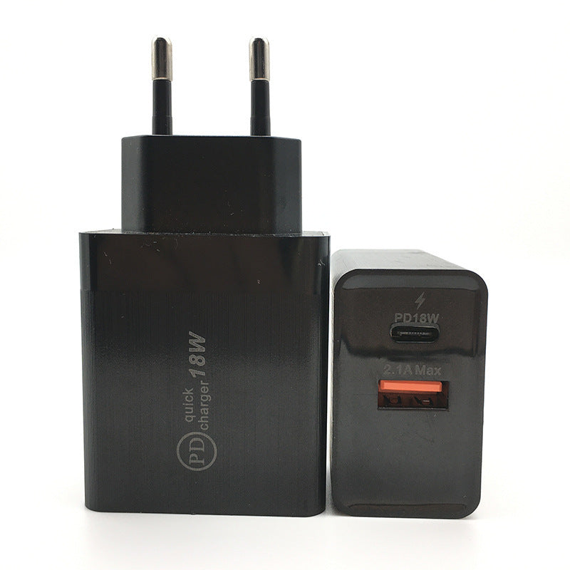 18W USB-C PD Snabbladdare – Väggadapter med USB Type-C-utgång