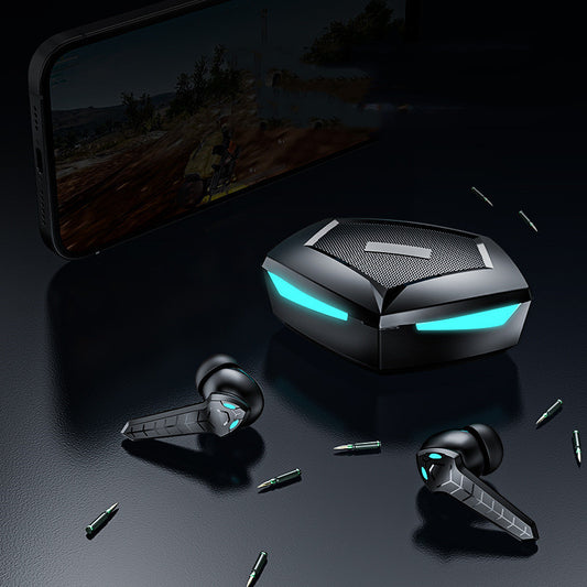 TWS Gaming Headset – Trådlösa Bluetooth 5.1 Hörlurar med Mikrofon och Låg Latens