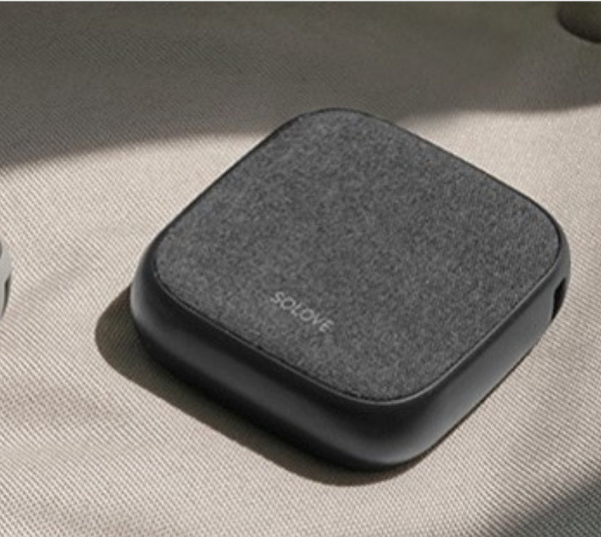 Mini Powerbank 10000mAh med Trådlös Laddning