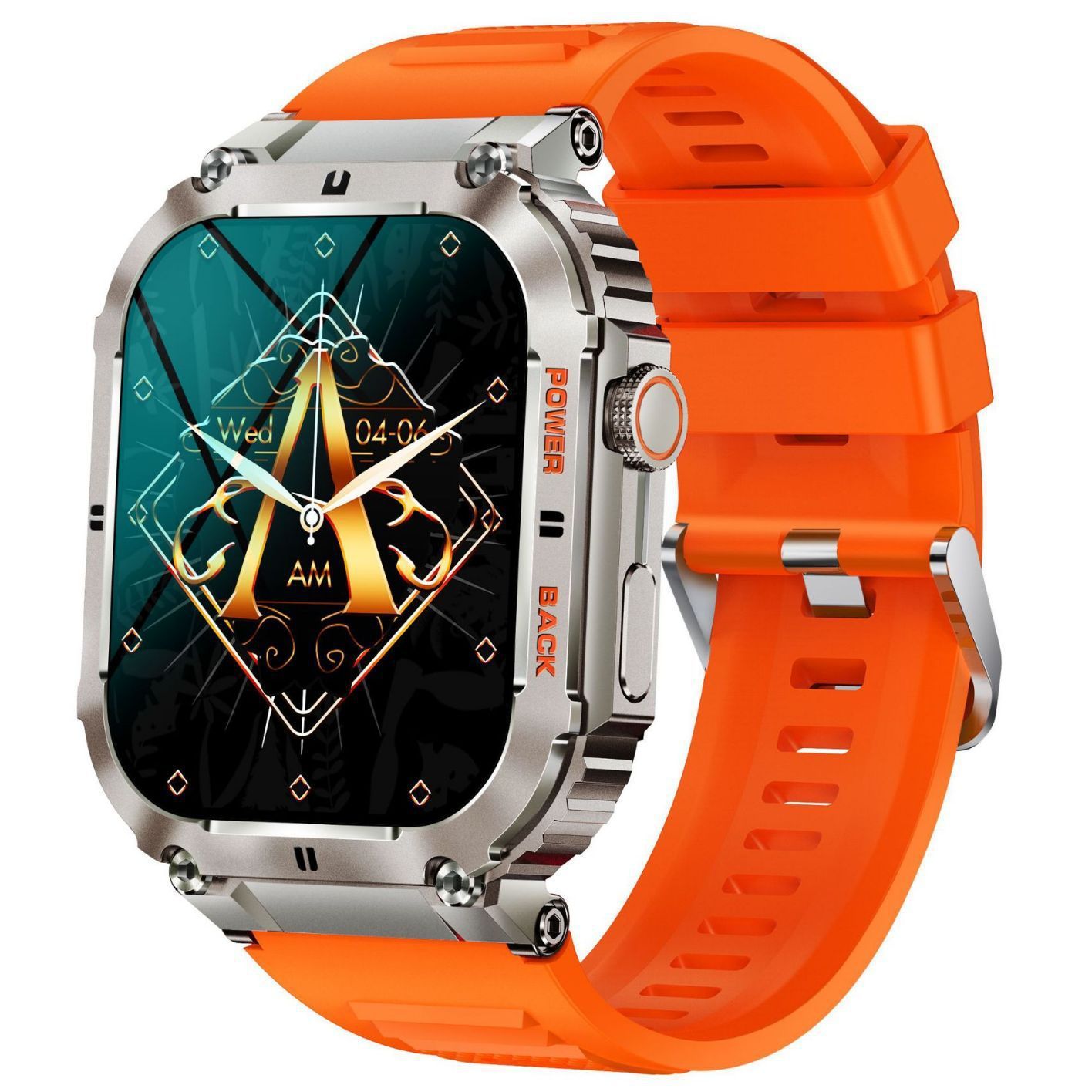 K57 Pro Smartwatch – Bluetooth-samtal och hälsoövervakning i elegant design