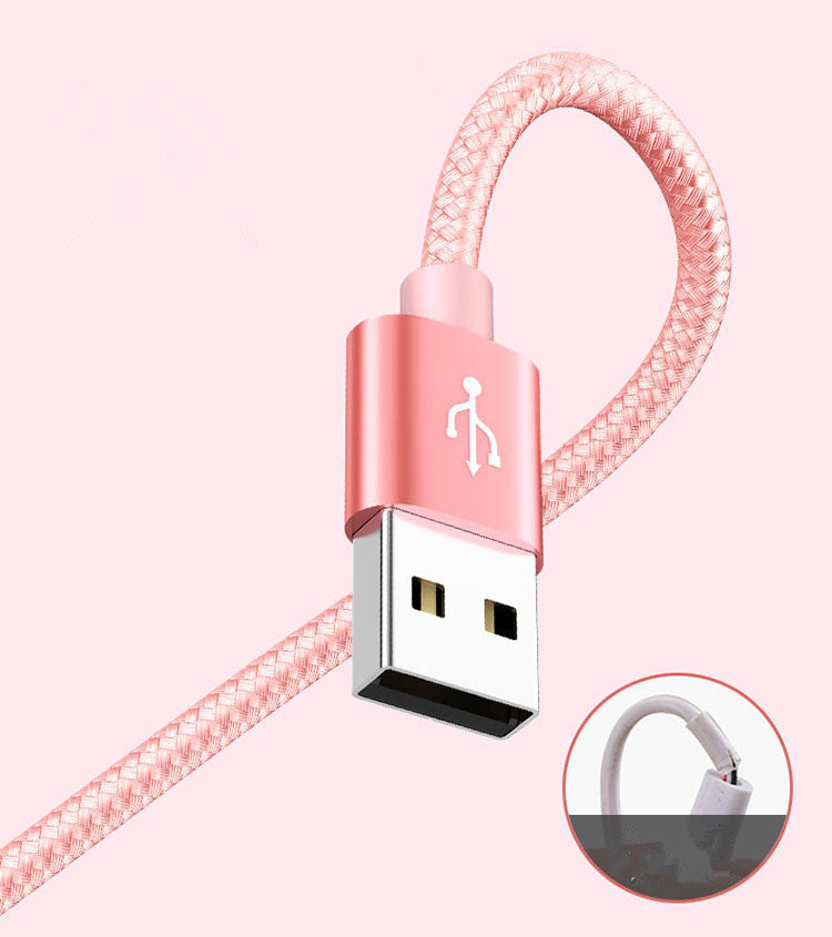 3-i-1 Laddningskabel 1.2m – USB, Micro USB, Type-C & Lightning för Mobiltelefoner