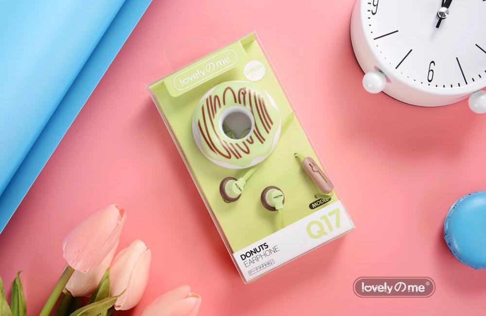 Creative Donut Winding Music Subwoofer Hörlurar – Trådbundna 3,5 mm,