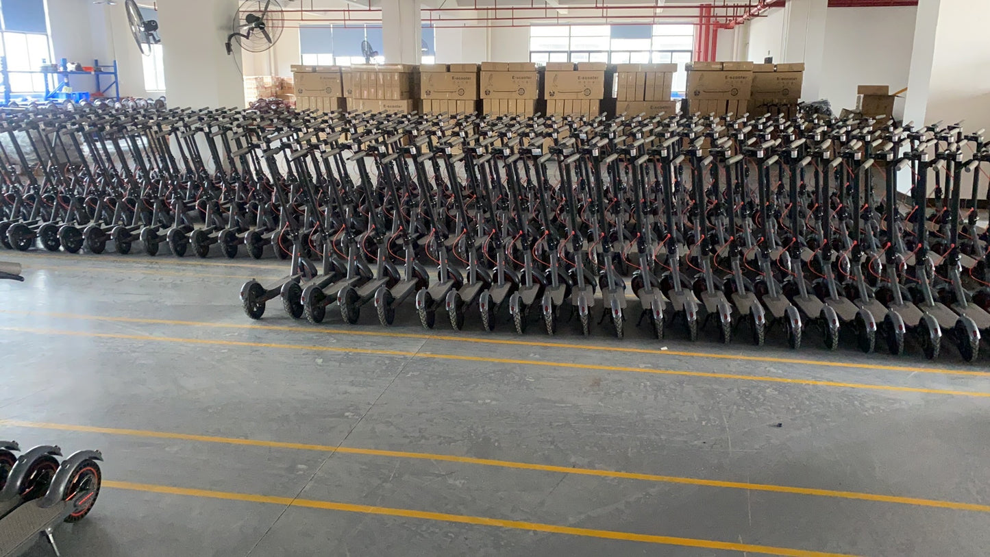 Hopfällbar elektrisk scooter – Dubbel skivbroms, 120 kg maxlast