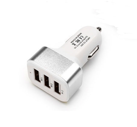 3USB Billaddare i Aluminium 2A – Hög Effekt, Universell Snabbladdare