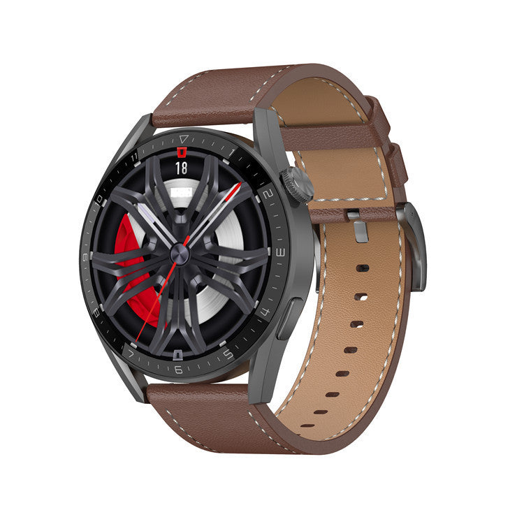 Elegant Smartklocka i Metall med Hälsomätning och Träningsfunktioner