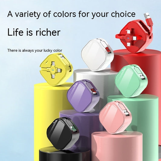 3-i-1 Laddkabel – USB-C, Lightning & Mini USB