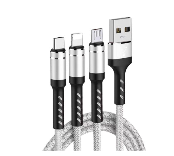 Laddkabel Multi Mobil (Lightning, USB-C & Micro USB)