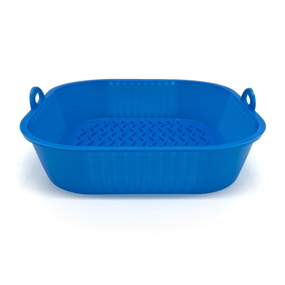 Silikonform för Luftfritös – Fyrkantig Bakform i Värmetålig Silikon