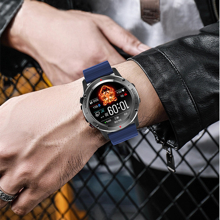 Smartwatch 1.39” – Bluetooth-samtal, Pulsmätning & Syremätning (IP68)