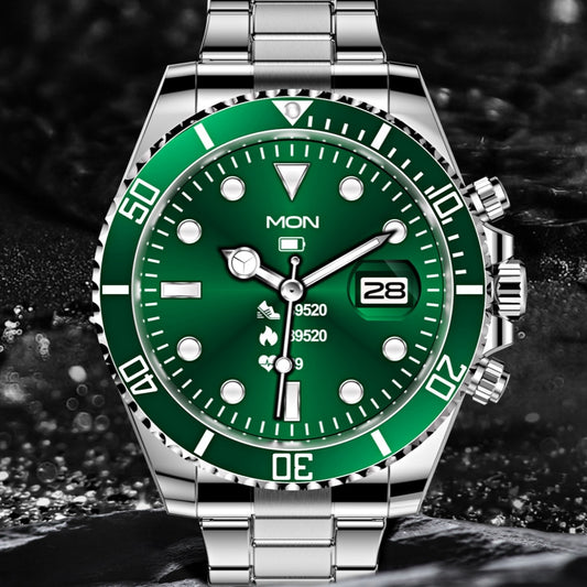 Stainless Steel Smartwatch – Elegant klocka med hälso- och aktivitetsfunktioner