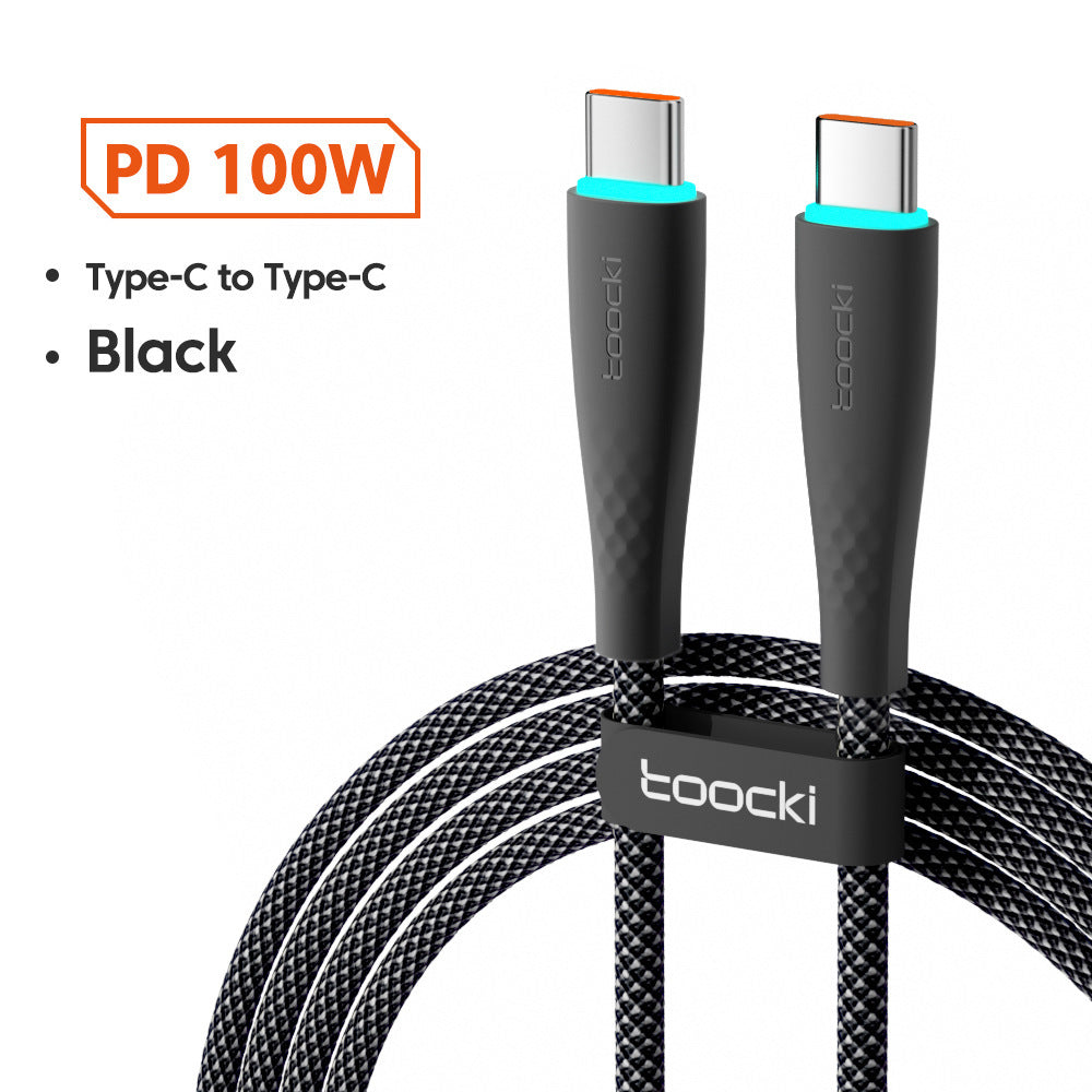 USB-C till USB-C Kabel 100W / 66W – Snabbladdning & Dataöverföring