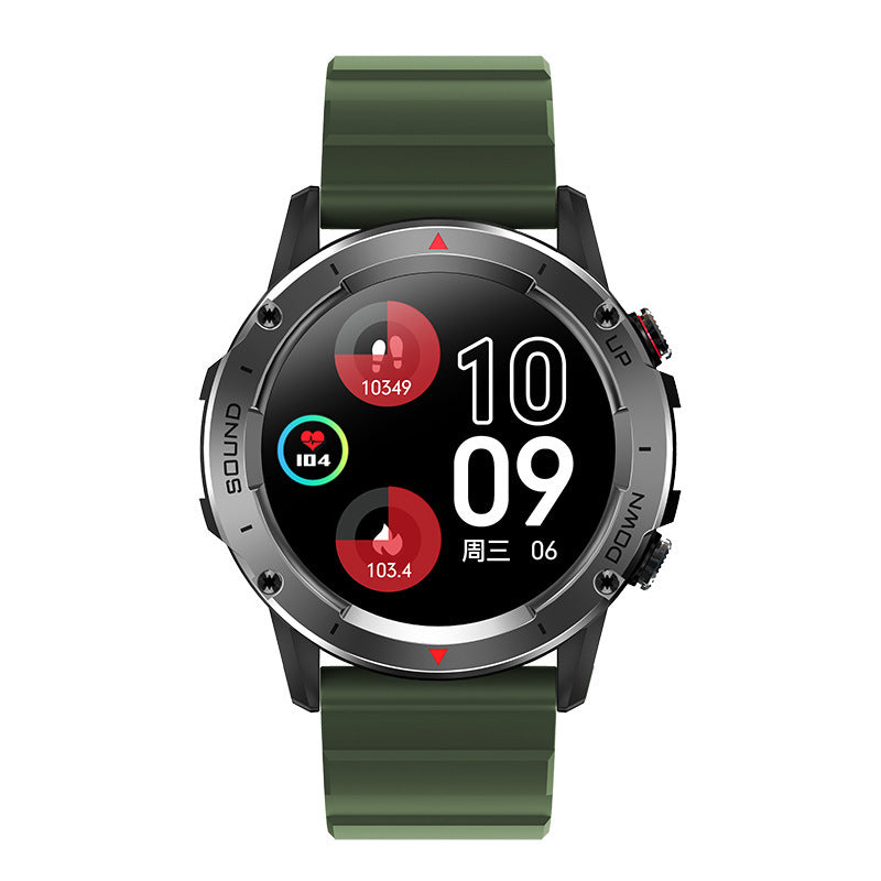 Smartwatch 1.39” – Bluetooth-samtal, Pulsmätning & Syremätning (IP68)