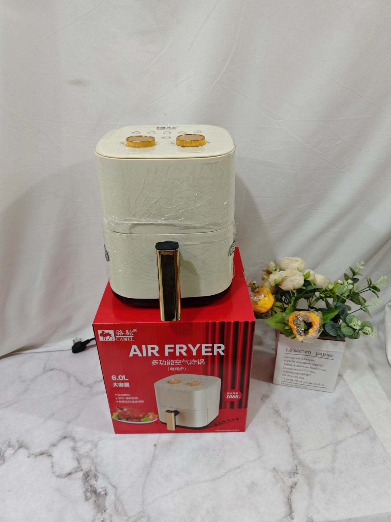 Chigo Airfryer – Stor Luftfritös i Rostfritt Stål 4–6L