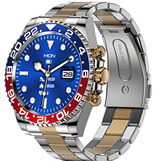 Stainless Steel Smartwatch – Elegant klocka med hälso- och aktivitetsfunktioner