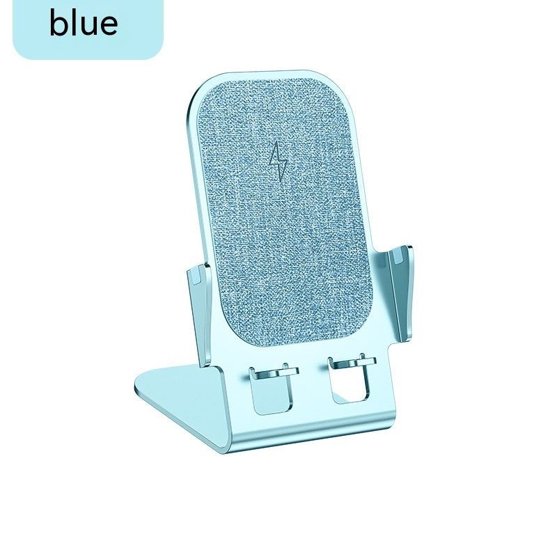 Snabbladdande Trådlös Laddare i Metall – Magnetisk Mobilställ