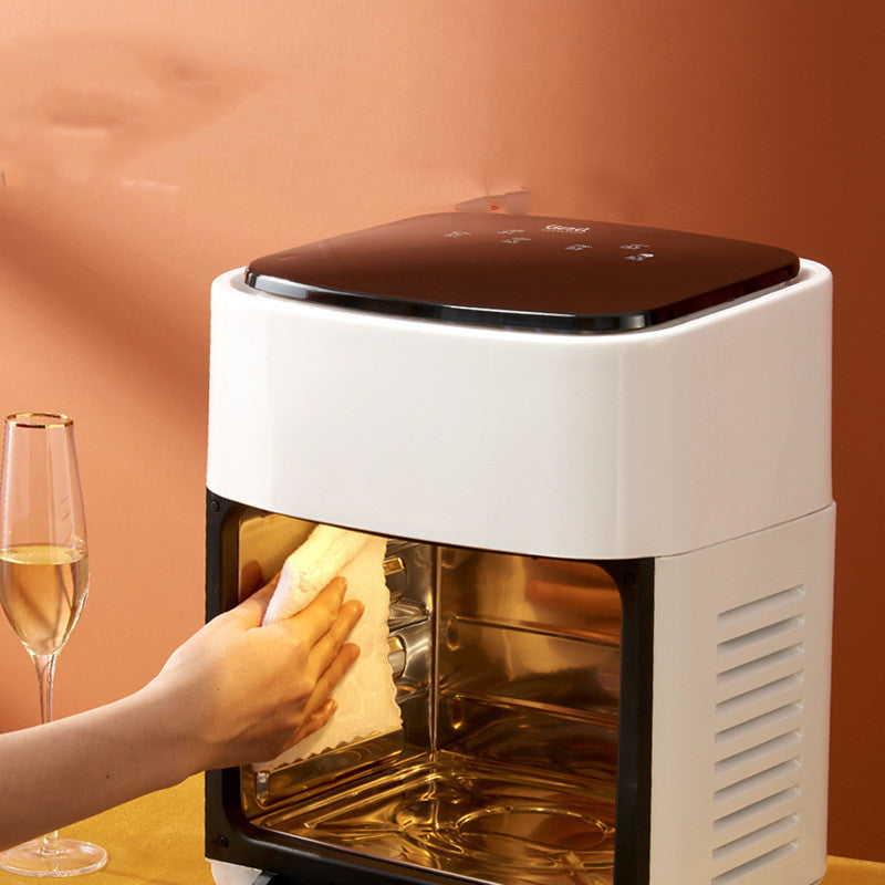 Airfryer i Rostfritt Stål – 6L Luftfritös med Touchkontroll