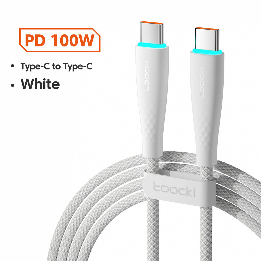 USB-C till USB-C Kabel 100W / 66W – Snabbladdning & Dataöverföring