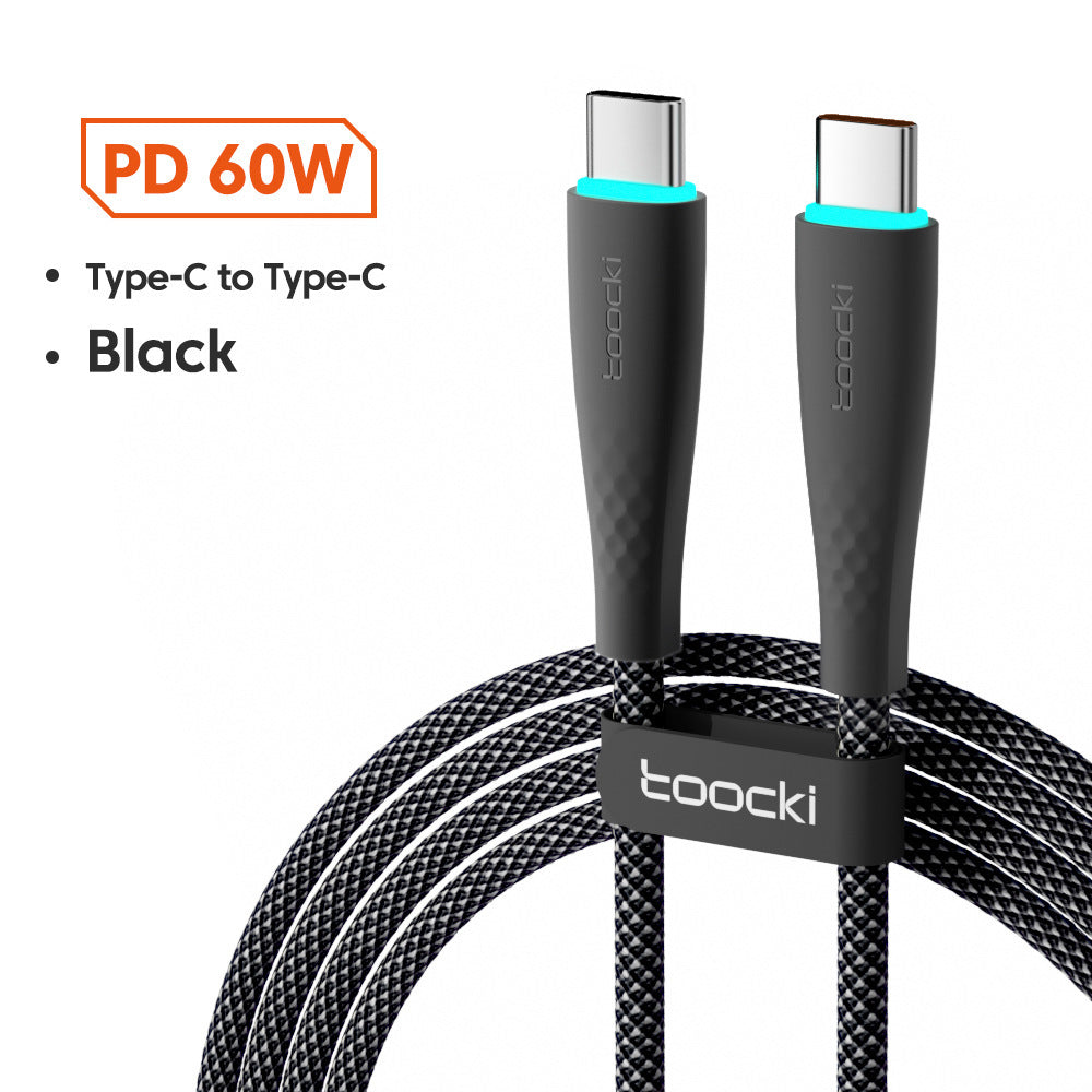 USB-C till USB-C Kabel 100W / 66W – Snabbladdning & Dataöverföring