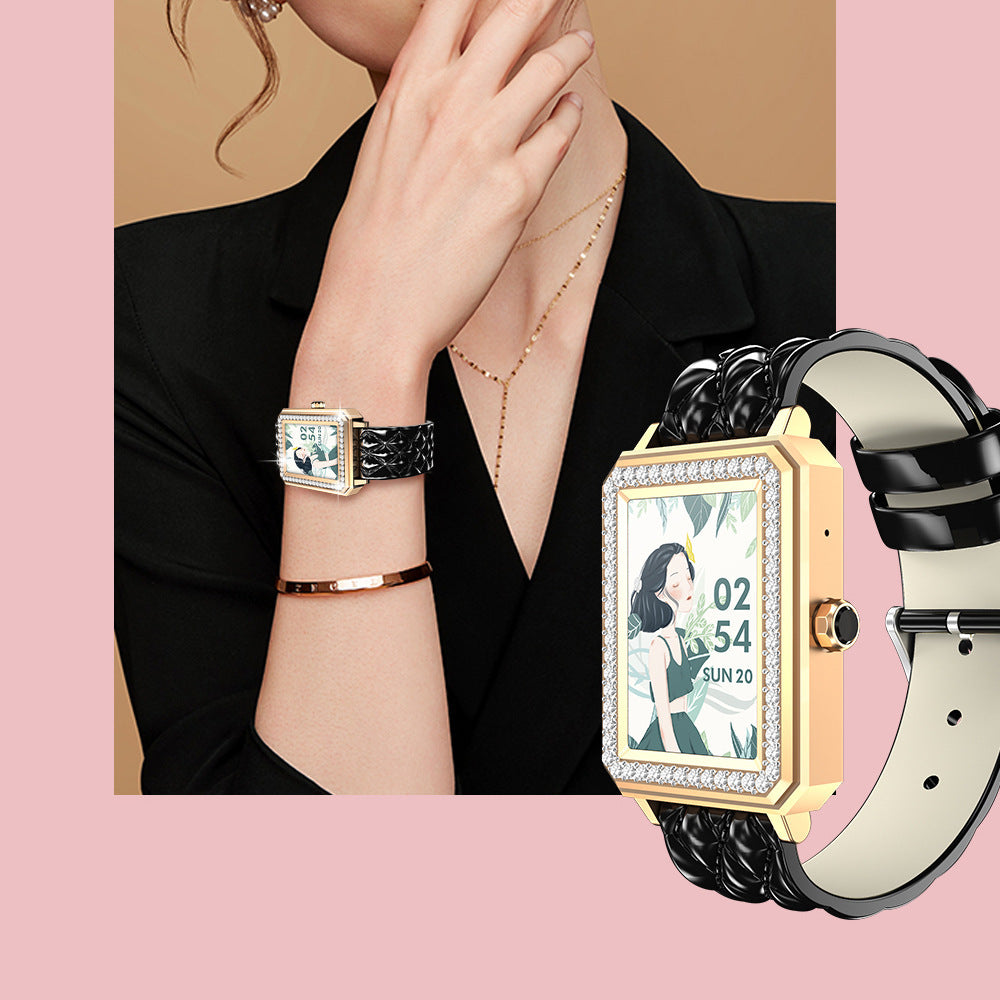 Smart Armband för Kvinnor – Bluetooth Hälsomätning och Stegräknare