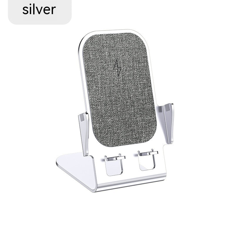 Snabbladdande Trådlös Laddare i Metall – Magnetisk Mobilställ