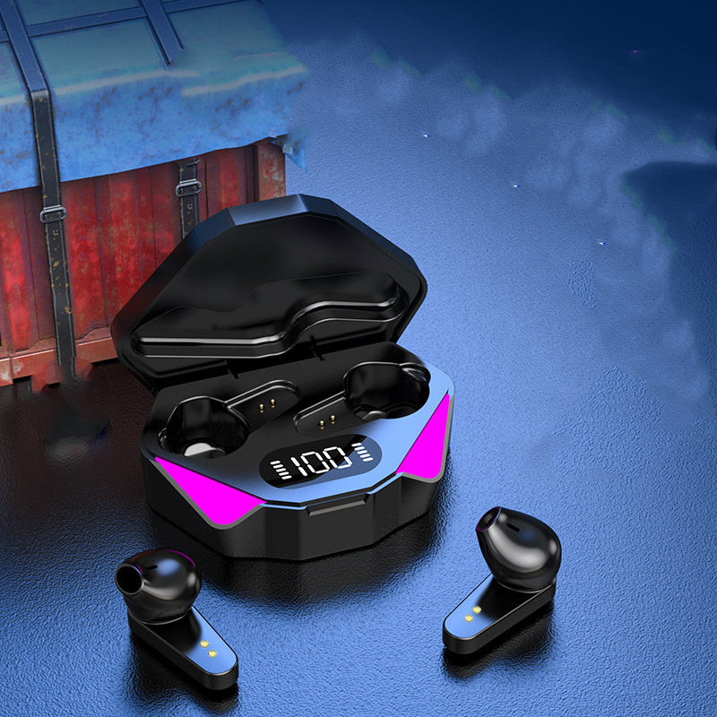 Gaming Headset X15/X15S – Trådlösa Bluetooth 5.0 Earpods med Mikrofon och Låg Latens