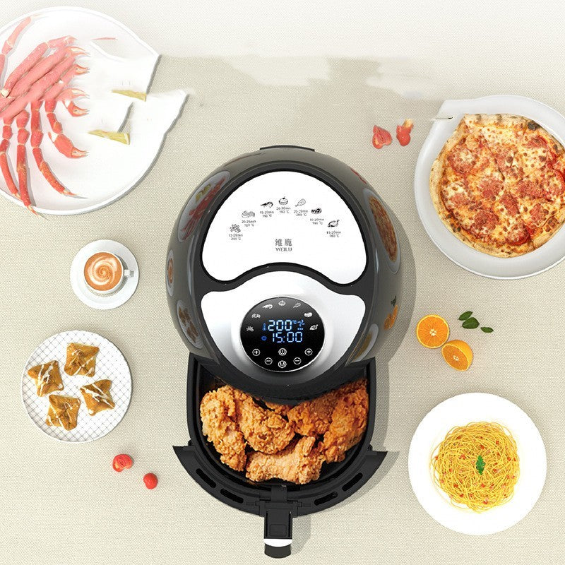 Stor Airfryer 8L – Intelligent Varmluftsfritös med Automatisk Avstängning