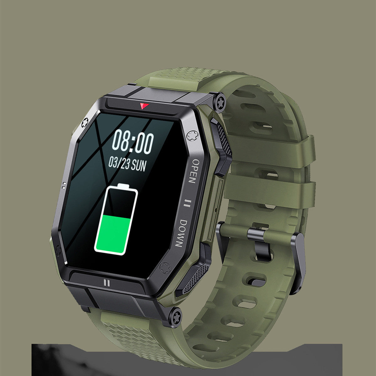 Smartwatch 1.85” – Bluetooth-samtal, Pulsmätning & Sportfunktioner