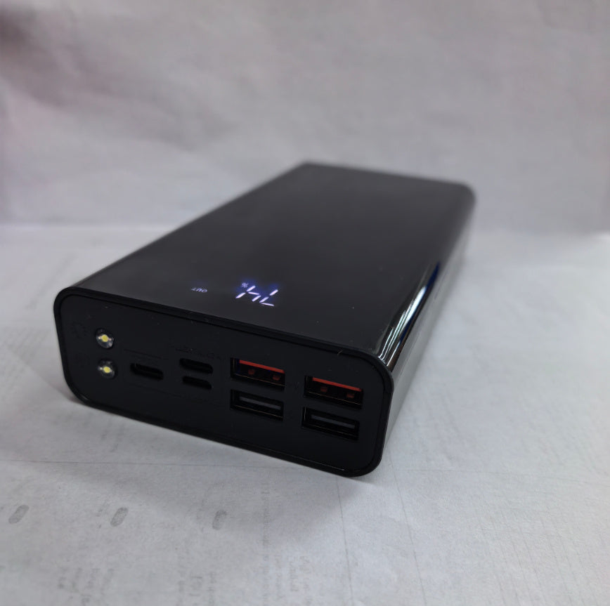 Powerbank 30000mAh med LCD Display – Hög Kapacitet & Universell Kompatibilitet