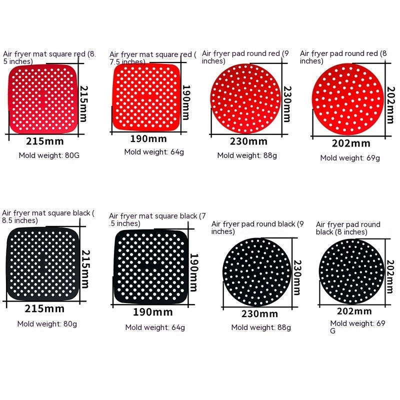Silikonunderlägg för Airfryer