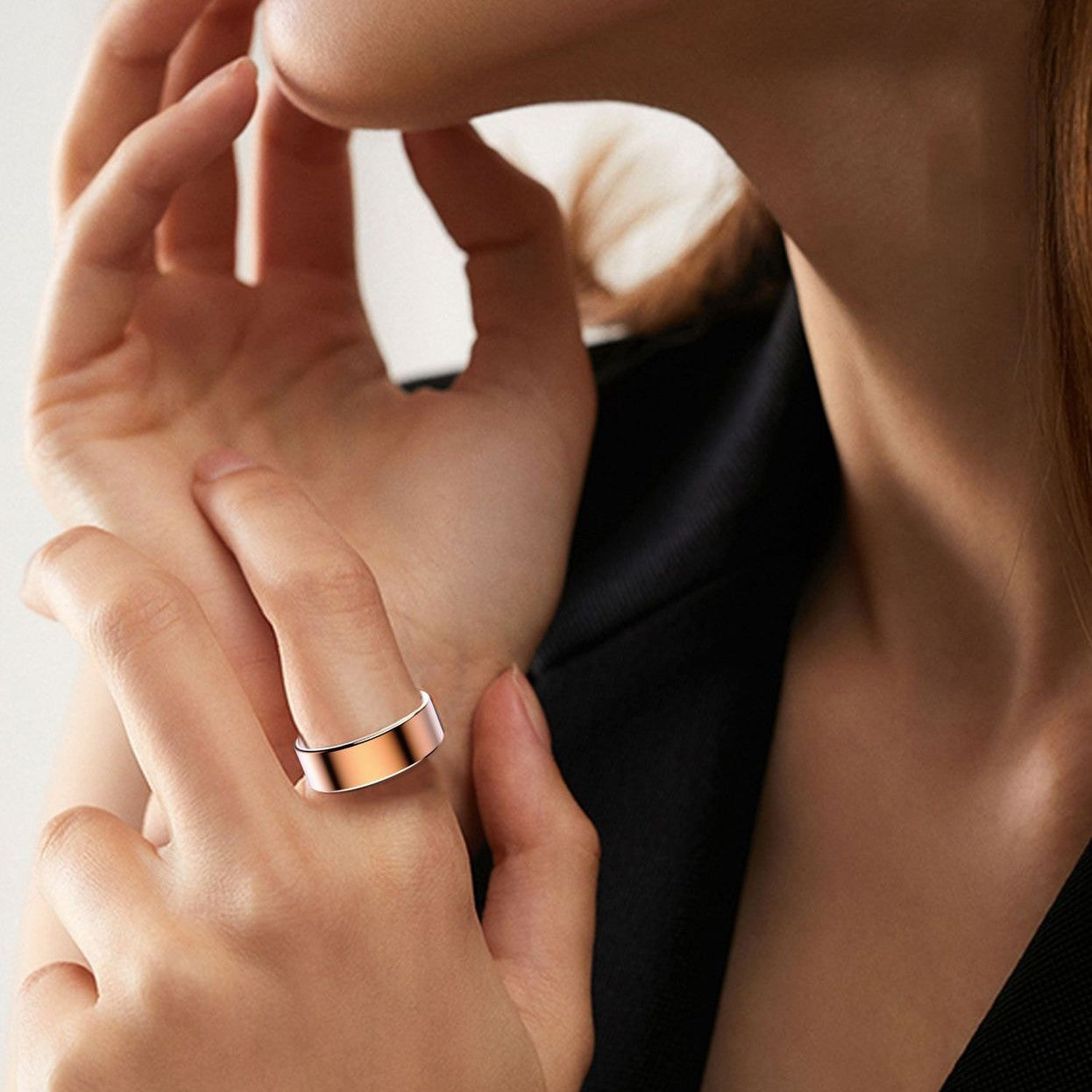Smart Ring – Stegräknare med kamera- och hälsofunktion i elegant design