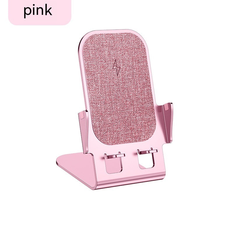 Snabbladdande Trådlös Laddare i Metall – Magnetisk Mobilställ